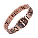 Copper Magnetic Bracelet for Men with Sizing Tool