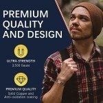 Copper Magnetic Bracelet for Men with Sizing Tool