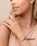 Adjustable Copper Magnetic Heart Ring for Women
