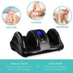 Foot Massager Machine with Shiatsu Therapy - Black