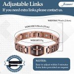 Copper Magnetic Bracelet for Men with Sizing Tool