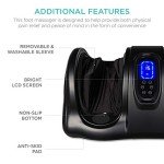 Foot Massager Machine with Shiatsu Therapy - Black