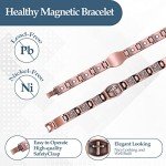 Copper Magnetic Bracelet for Men with Sizing Tool