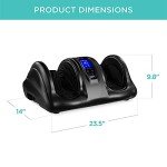 Foot Massager Machine with Shiatsu Therapy - Black