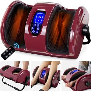 Heated Shiatsu Foot Massager for Pain Relief