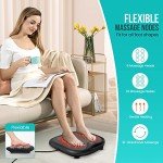 Snailax Heated Shiatsu Foot and Back Massager