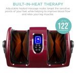 Heated Shiatsu Foot Massager for Pain Relief