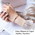 Vicmag Adjustable Copper Magnetic Bracelet for Arthritis
