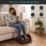Heated Shiatsu Foot Massager for Pain Relief