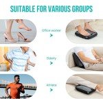 Snailax Heated Shiatsu Foot and Back Massager