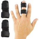 Vive Finger Splint 2 Pack for Arthritis Relief