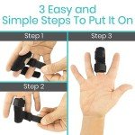 Vive Finger Splint 2 Pack for Arthritis Relief