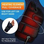 Heating Pad Wrist Thumb Brace for Arthritis Relief