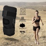 Open Patella Hinged Knee Brace with Compression Support