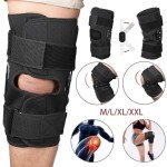 Open Patella Hinged Knee Brace with Compression Support