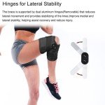 Open Patella Hinged Knee Brace with Compression Support
