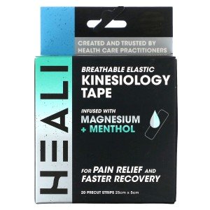 Black Zebra Kinesiology Tape - 20 Precut Strips