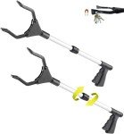 2-Pack 44" Adjustable Reaching Tool with Claw