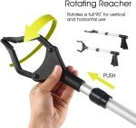 2-Pack 44" Adjustable Reaching Tool with Claw
