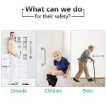 2 Pack Anti-Slip Grab Bars for Showers & Baths