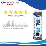 Orthotic Insoles for Flat Feet and Heel Pain