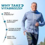 VitaBreeze Glucosamine, Chondroitin & Turmeric Supplement