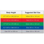 Theraband 65 cm Exercise Ball for Arthritis Relief