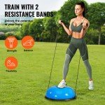 VEVOR Balance Stability Ball with Resistance Band