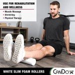 CanDo 3"x12" Foam Roller for Pain Relief
