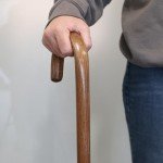 Lightweight Walnut Wooden Cane for Easy Walking