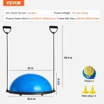 VEVOR Balance Stability Ball with Resistance Band