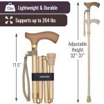 Adjustable Folding Walking Cane for Stability