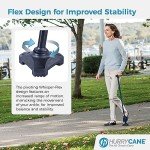 HurryCane Folding Walking Cane - Pathfinder Purple
