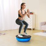 VEVOR Balance Stability Ball with Resistance Band