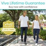 Vive Adjustable Lightweight Foldable Walking Cane