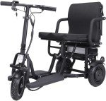 Electric Folding Trike with Dual Motor for Mobility