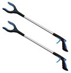 Extra Long Grabber Reacher with Rotating Jaw - 2 Pack