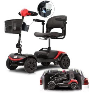 Compact Folding Electric Mobility Scooter for Seniors