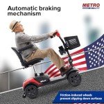 Compact Folding Electric Mobility Scooter for Seniors