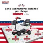 Compact Folding Electric Mobility Scooter for Seniors
