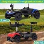 Compact Folding Electric Mobility Scooter for Seniors