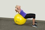 Body Sport Exercise Ball with Pump – 65cm Yellow