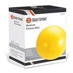 Body Sport Exercise Ball with Pump – 65cm Yellow
