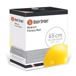 Body Sport Exercise Ball with Pump – 65cm Yellow