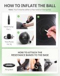 Trideer Yoga Ball Chair for Back Pain Relief