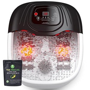 Foot Spa Massager with Heat and Bubbles