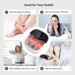 Foot Spa Massager with Heat and Bubbles