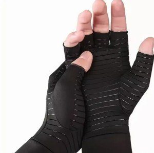Copper Compression Gloves for Arthritis Relief