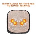 Snailax 2-in-1 Shiatsu Foot and Back Massager