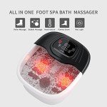 Foot Spa Massager with Heat and Bubbles